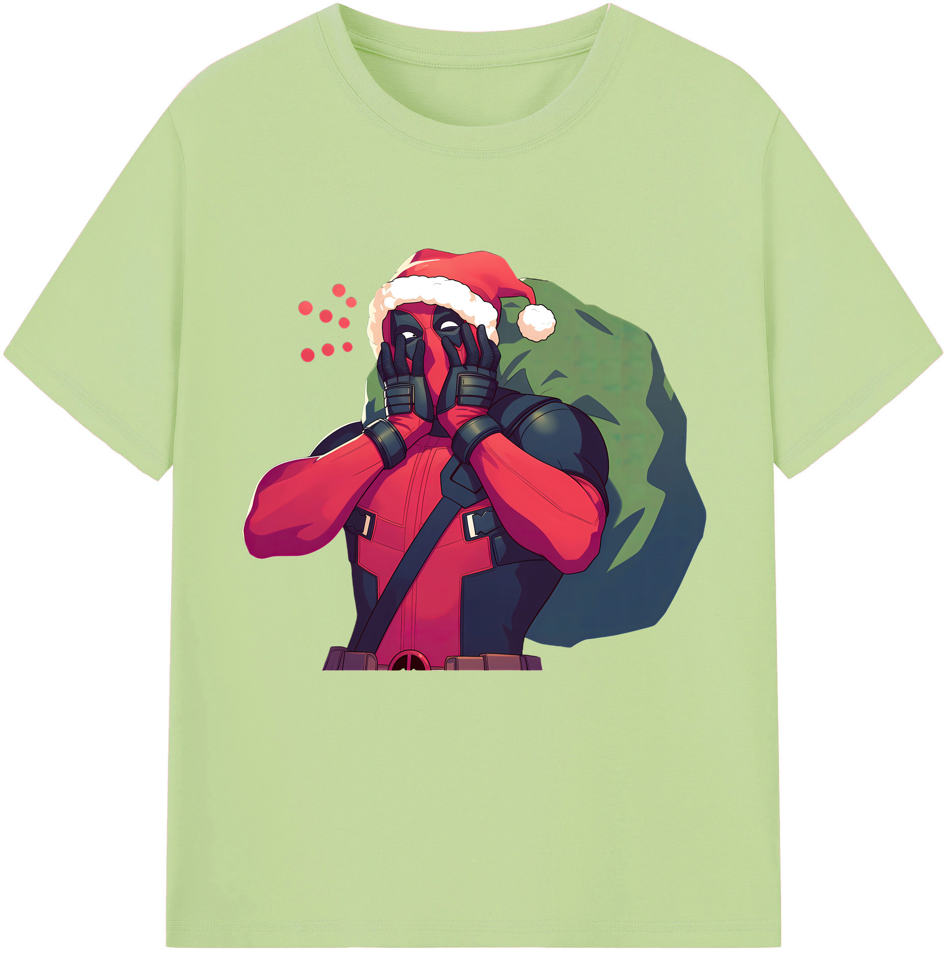 （画像用） Deadpool デッドプール 綿100％半袖Tシャツ（フロントプリント）